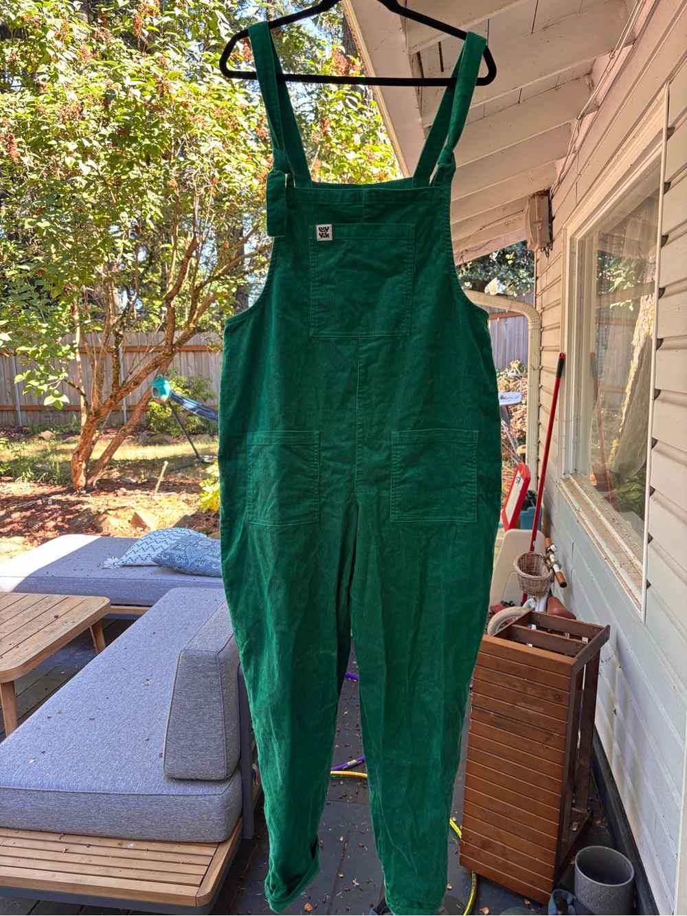 Green Corduroy Overalls - Women Pants & Jumpsuits